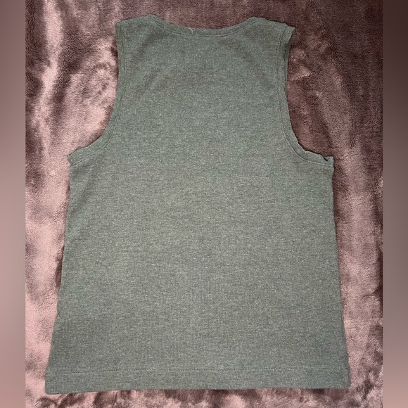 Madewell Sleeveless Gray Muscle Tee - Picture 2 of 3